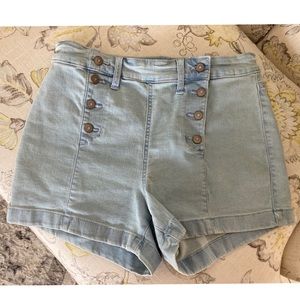 No boundaries high waist button shorts size 9